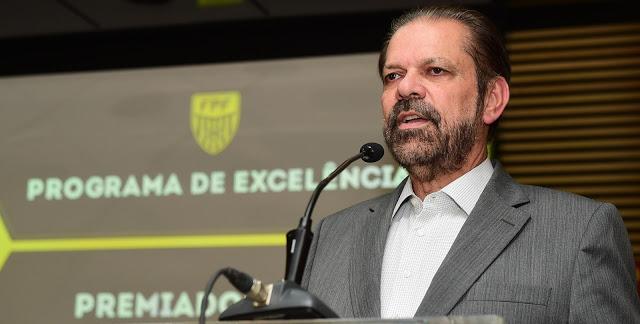 Reinaldo Carneiro Bastos, presidente da Federação Paulista de Futebol (FPF)