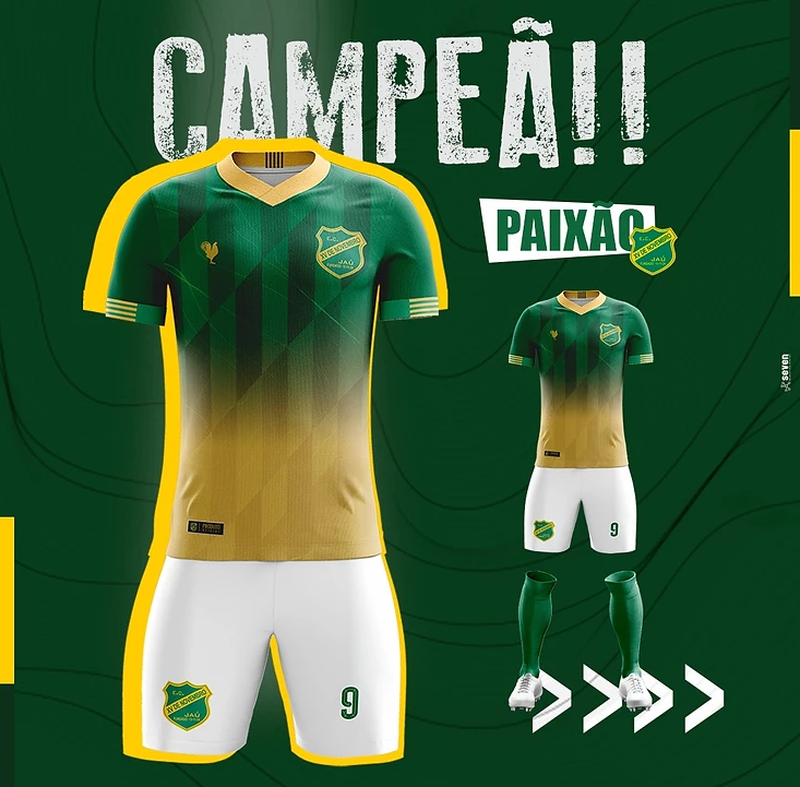 Foco, Paixão ou Raça? Após votação, XV de Jaú divulga uniforme para 2020