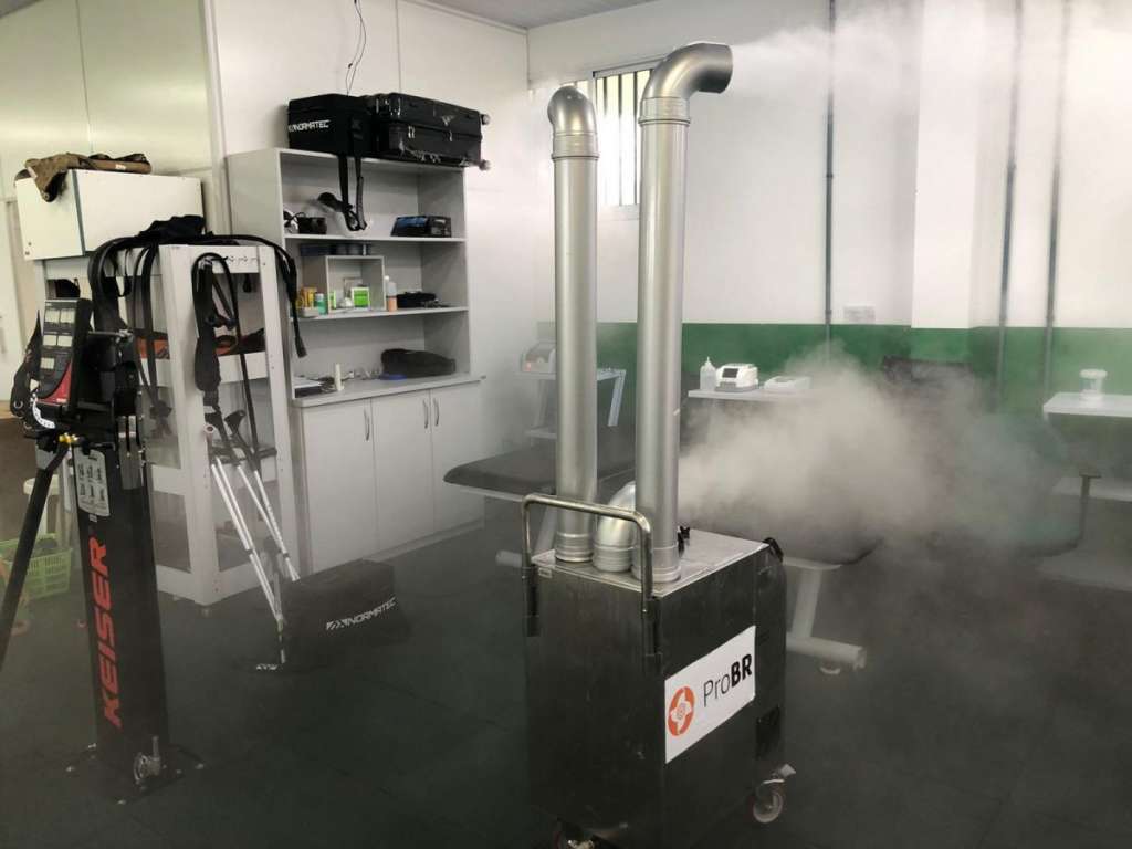 Aliado a isso, neste começo de semana, o CT da Água Amarela passou por mais uma sessão de desinfecção antes de receber os jogadores