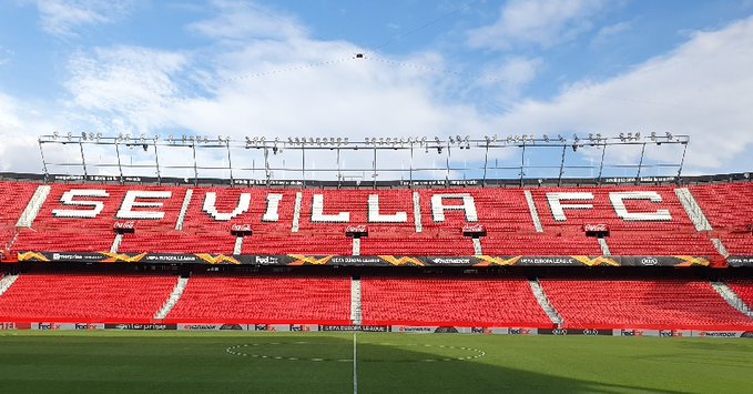 Cerca de uma semana antes do jogo da Liga Europa, Sevilla revela caso de coronavírus