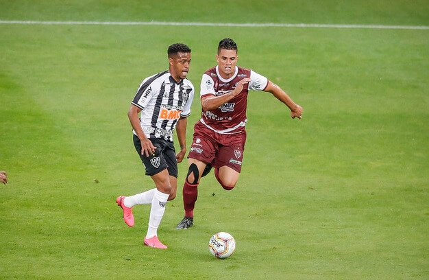 Keno fez sua estreia pelo Atlético (Foto: Bruno Cantini/Atlético-MG)