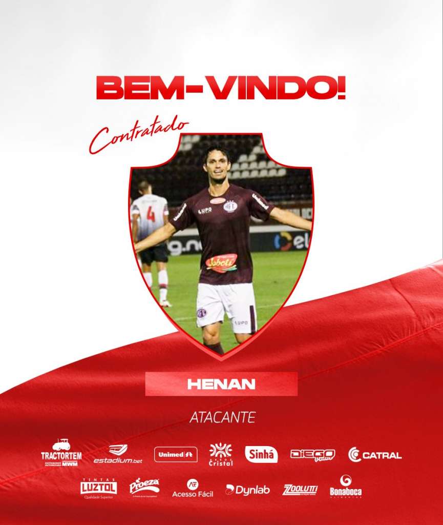 Henan foi oficializado nesta segunda-feira pelo Vila Nova