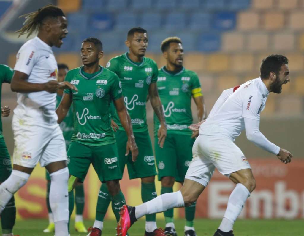 Leo Ortiz comemora o gol do título (Foto: Ari Ferreira/RB Bragantino)