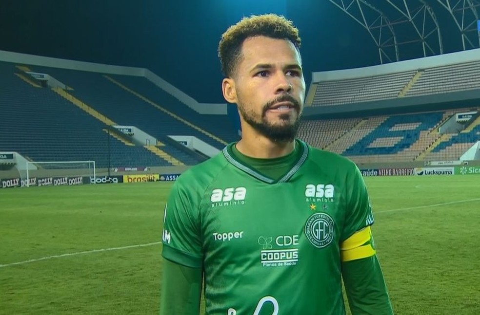 Apesar da derrota, capitão do Guarani vê ‘melhor jogo depois da parada’