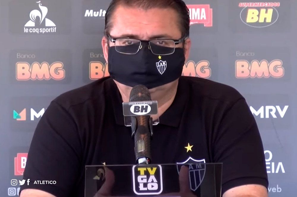 Júnior Chávare comenta trabalhos visando retorno de atividades na base do Atlético-MG