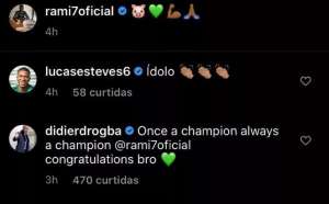 Ex-sonho de consumo do Corinthians parabeniza Ramires pelo título no Palmeiras