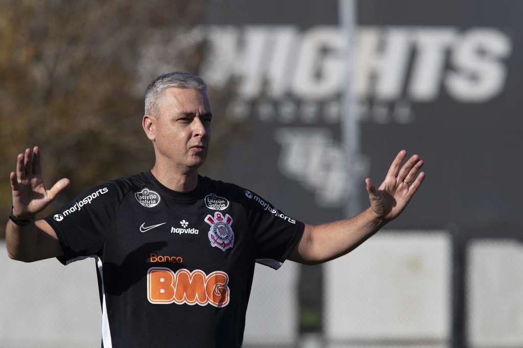 Reação imediata ou pressão. (Foto: Daniel Augusto Jr. / Corinthians)
