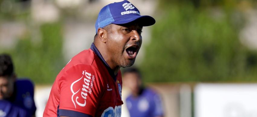 Manutenção tricolor. (Foto: Felipe Oliveira / Bahia)