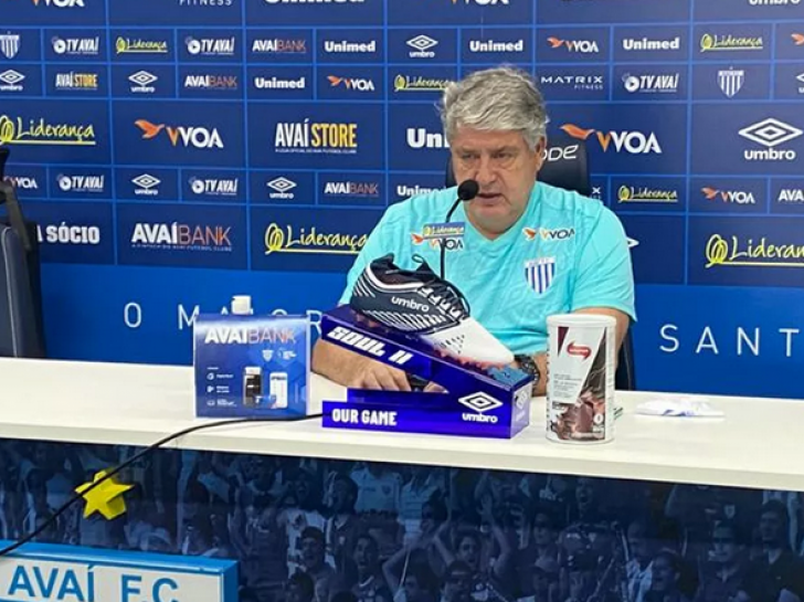 Série B: Técnico critica queda de rendimento do Avaí: ‘Segundo tempo muito ruim’
