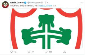 Jornalista da TV declara todo seu amor à centenária Portuguesa