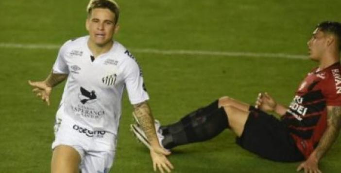 Soteldo abriu o placar na Vila Belmiro