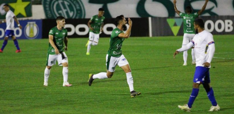 Bruno Sávio desencantou, mas Guarani levou virada. Foto: Davi Oliveira - GFC