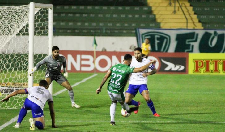 Guarani jogou bem no primeiro tempo. Foto: Davi Oliveira - GFC