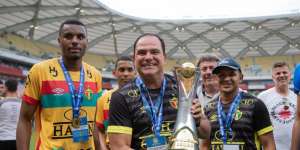 Há um ano, Waguinho Dias entrava para a história do Brusque com título da Série D