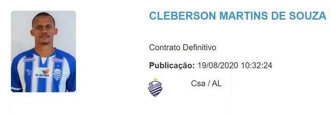 Zagueiro do CSA tem nome publicado no BID e poderá estrear contra a Ponte Preta