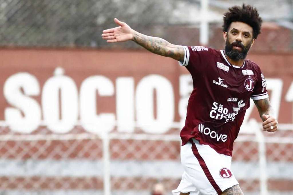 O experiente Cristian abriu caminho para a vitória do Juventus (Foto: Ale Vianna/Juventus)