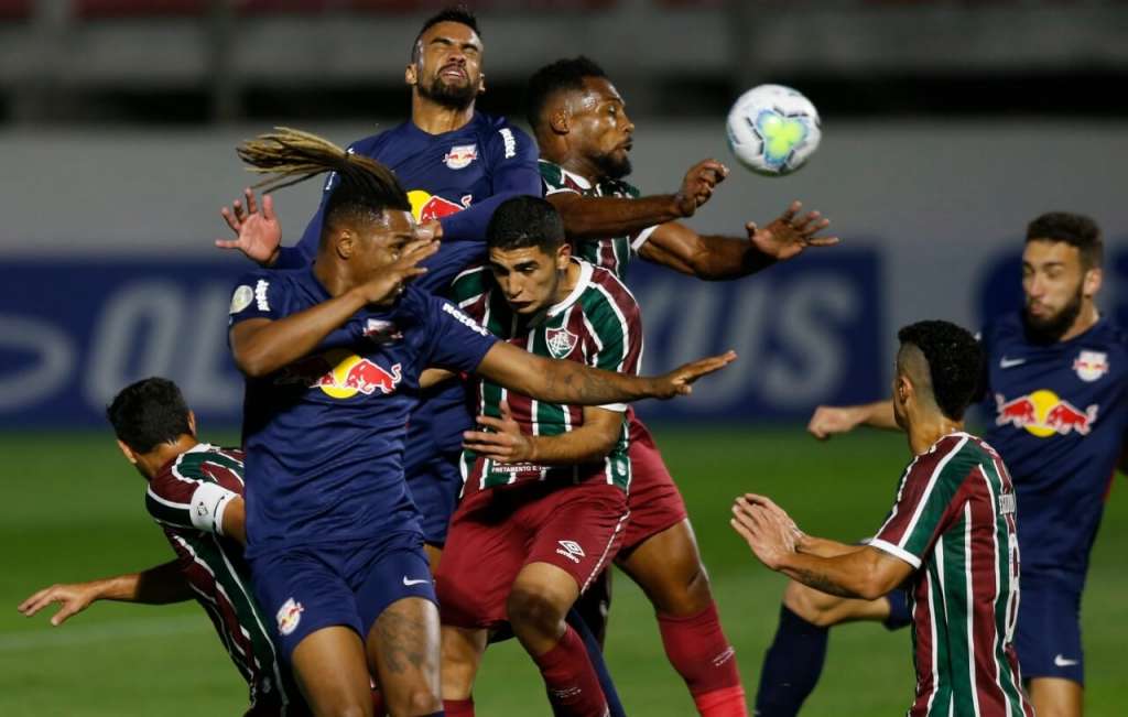 Fluminense pressionou nos minutos finais, mas não conseguiu o empate (Foto: Ari Ferreira/Red Bull Bragantino)