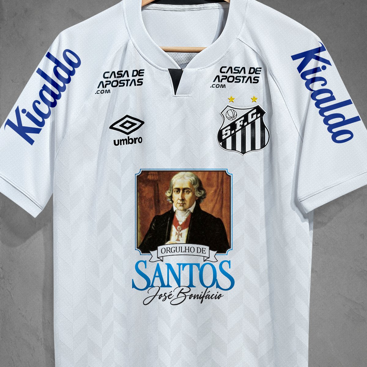 Santos faz homenagem a patriarca da Independência e usará camisa curiosa