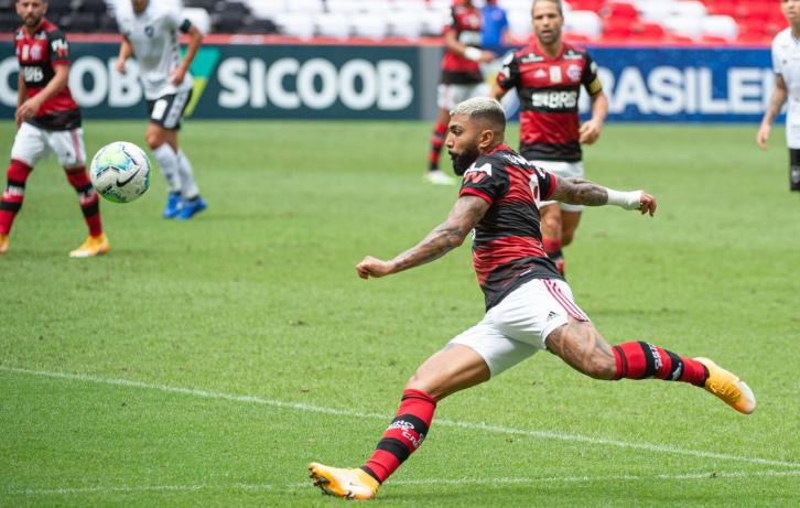 Gabigol marcou gol pela segunda vez seguida após jejum de seis jogos