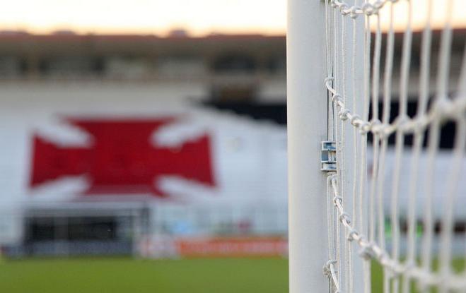 A rede não balançou em SJ. (Foto: Paulo Fernandes / Vasco)
