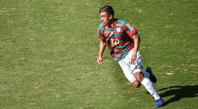 Lucas Douglas comemora gols pela Lusa: “Vai ficar na memória” (Foto: Ronaldo Barreto/NETLUSA)