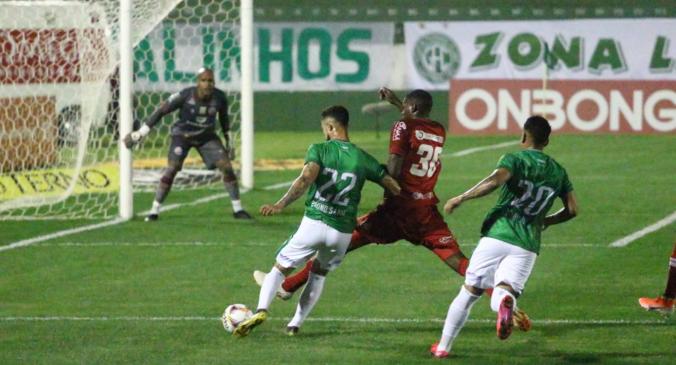Guarani levou virada no final. Foto: Davi Oliveira - GFC