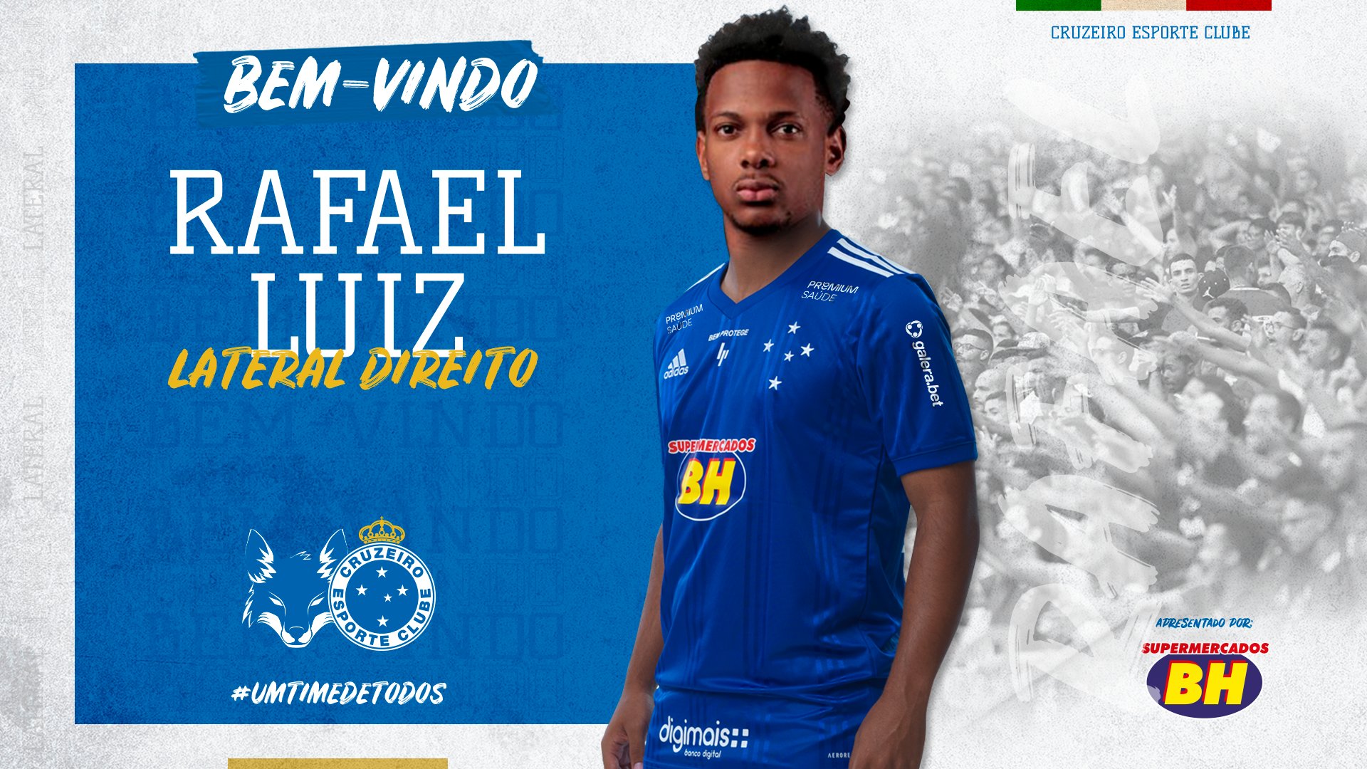 Série B: Cruzeiro oficializa jovem lateral de clube do Brasileirão