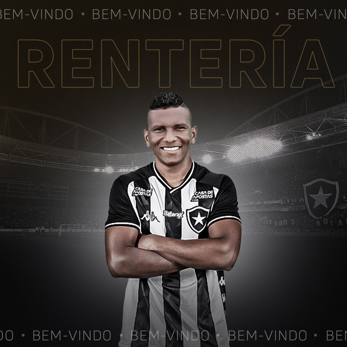 Botafogo usa redes sociais para confirmar contratação de volante colombiano