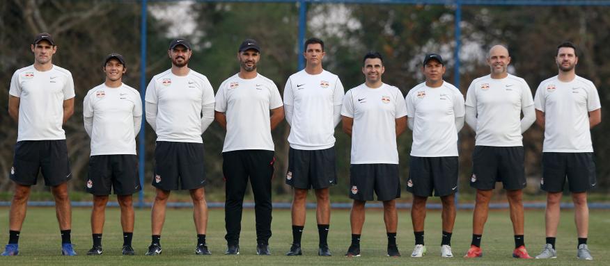 Marcinho, ex-Palmeiras, e Maldonado, aquele, formam comissão de técnico do Brasileirão