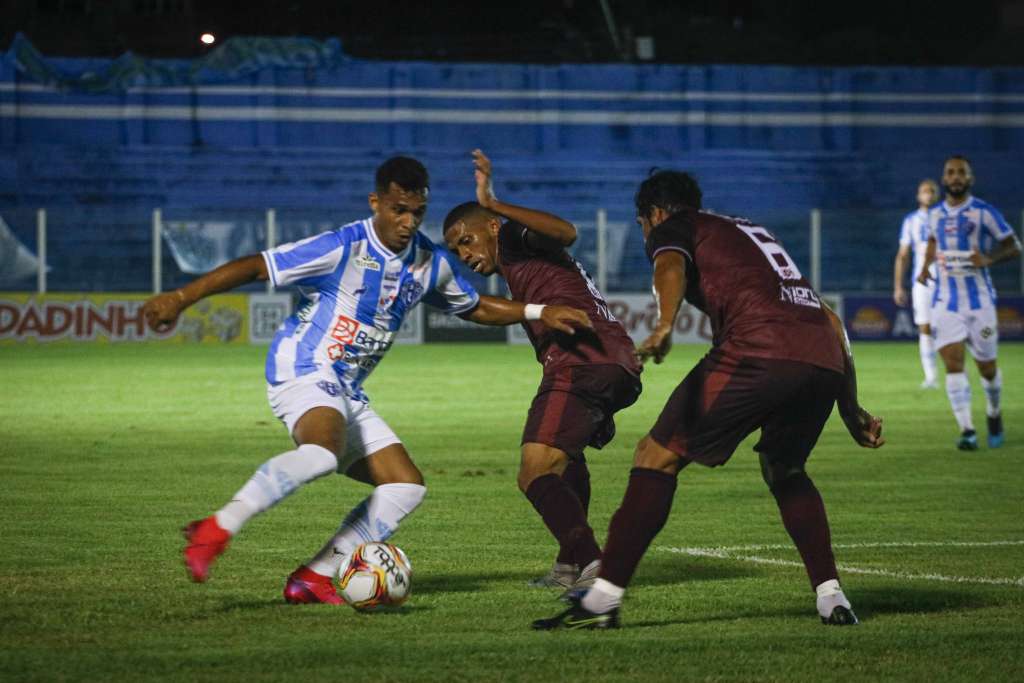 Jacuipense levou a melhor e bateu o Paysandu por 2 a 1 (Foto: Jorge Luiz/Paysandu)