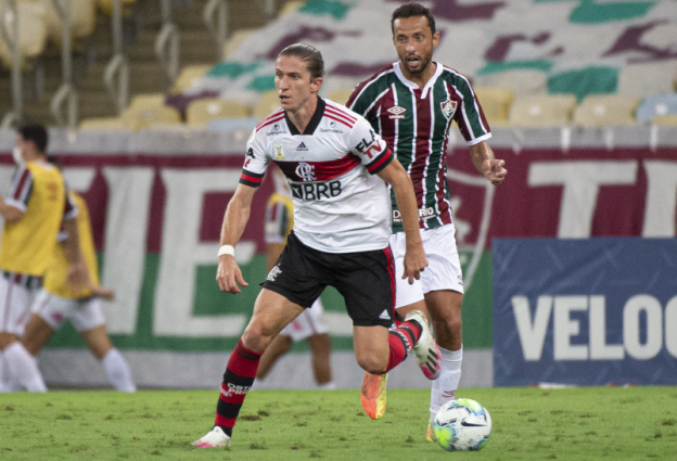 ‘Já estamos ficando com cara de Flamengo’, diz Filipe Luís