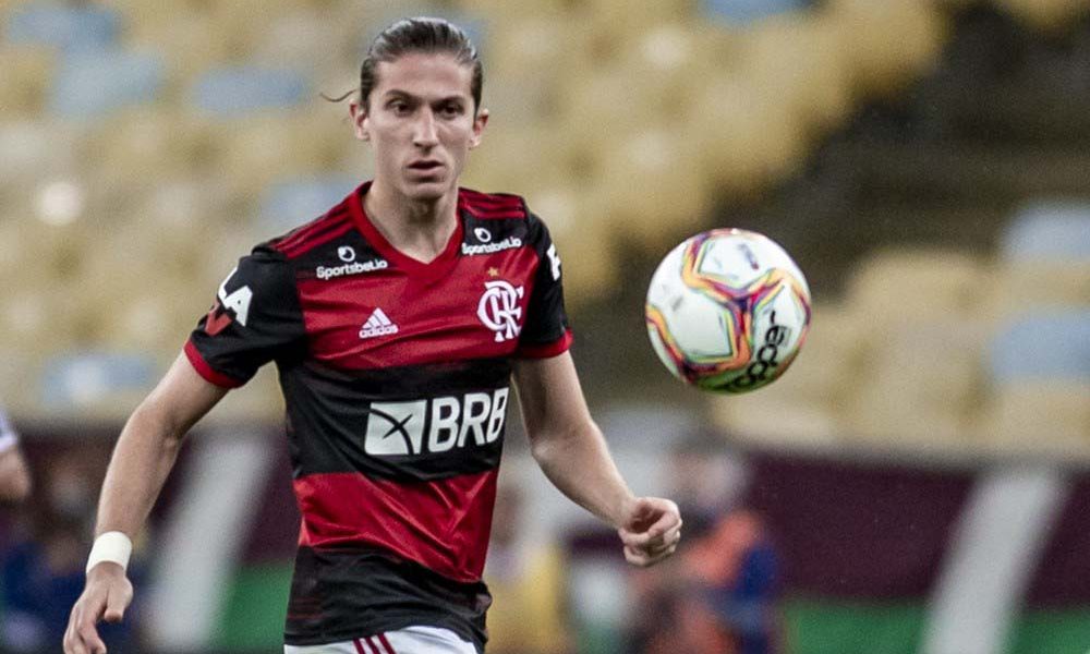 Fillipe Luís marcou gol na vitória sobre o Fluminense