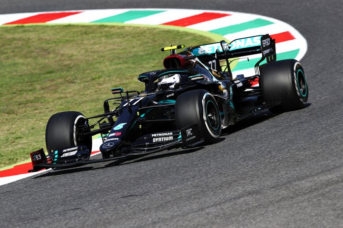 F1: Bottas é o mais rápido e bate recorde da pista no 2º treino livre na Toscana