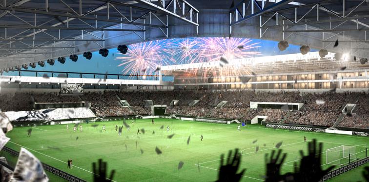 Arena vai comportar mais de 20 mil torcedores sentados