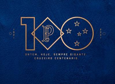 Centenário na Série B! Cruzeiro lança marca dos 100 anos. FOTO AQUI!