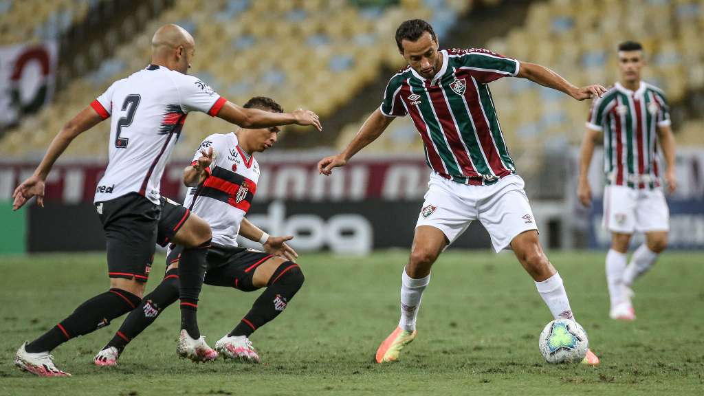 Rádio Futebol Interior retransmite a partida de volta da Copa do Brasil entre Atlético-GO e Fluminense com a Rádio Sagres (Foto: Lucas Merçon/Fluminense)
