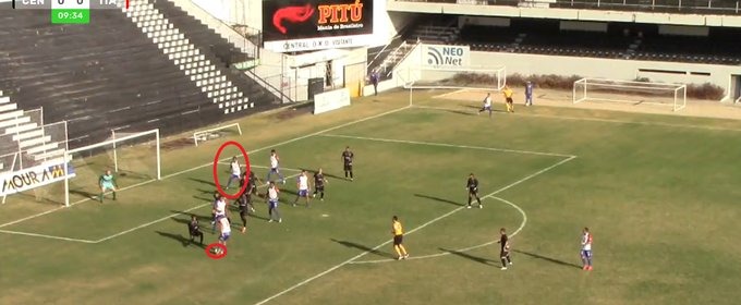 Itabaiana-SE marcou gol impedido que acabou sendo anulado (Foto: Reprodução) - Reprodução Itabaiana-SE marcou gol impedido que acabou sendo anulado (Foto: Reprodução) - Reprodução