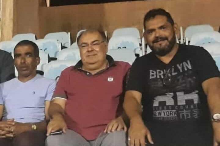 Mario Tilico, ex-jogador do São Paulo e que foi treinador do Comercial, Valter Manginni e o empresário Edi Souza