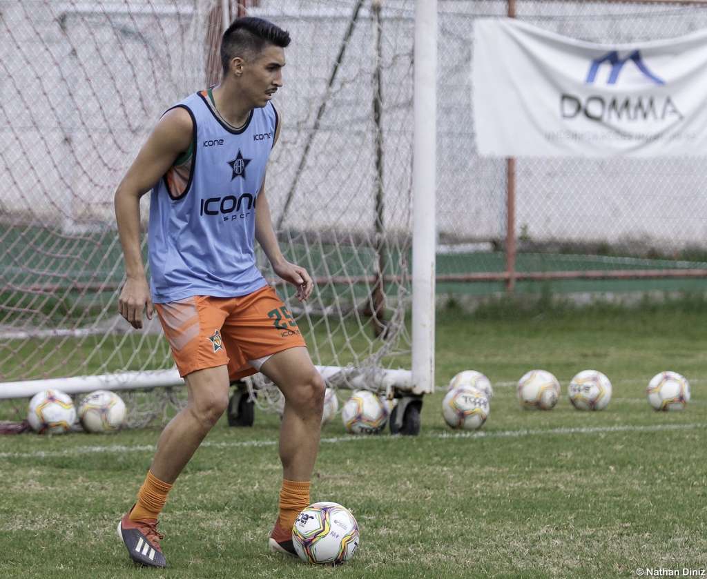 O zagueiro Lucão projetou o dérbi diante do Bangu pela Série D (Foto: ND Fotógrafo & VideoMaker)