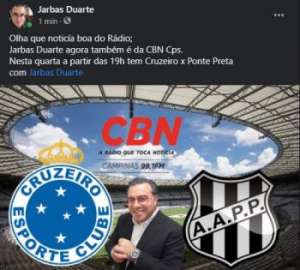 Narrador famoso volta a trabalhar em Campinas após 33 anos ausente profissionalmente