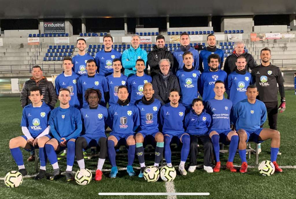 FC Pedras Rubras conta com vários brasileiros em seu elenco (Foto: Divulgação)
