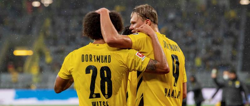 ALEMÃO: Com show de Haaland, Borussia Dortmund goleia Freiburg e se reabilita