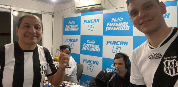 RÁDIO FI acompanhando a Ponte Preta