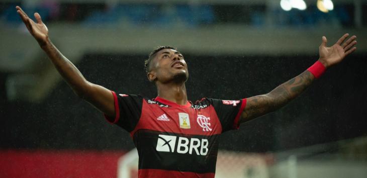 Bruno Henrique também deixou o seu. (Foto: Alexandre Vidal / Flamengo)