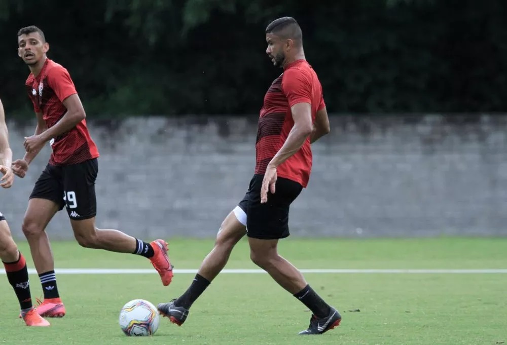 Vitória realizou treino tático antes de encarar o América-MG (Foto: Letícia Martins/EC Vitória)
