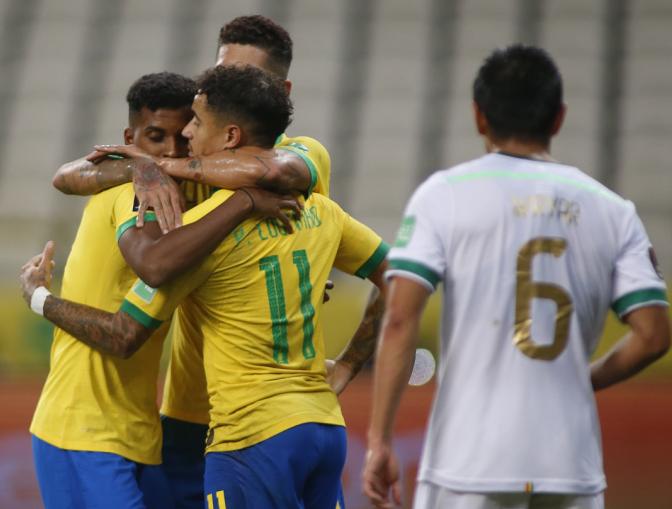Brasil vence a Bolívia