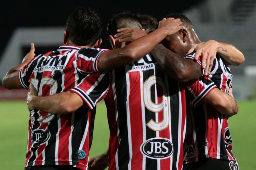 Santa Cruz vence o Paysandu-PA pela Série C. (Foto: Rafael Melo / Santa Cruz) - Rafael Melo / Santa Cruz