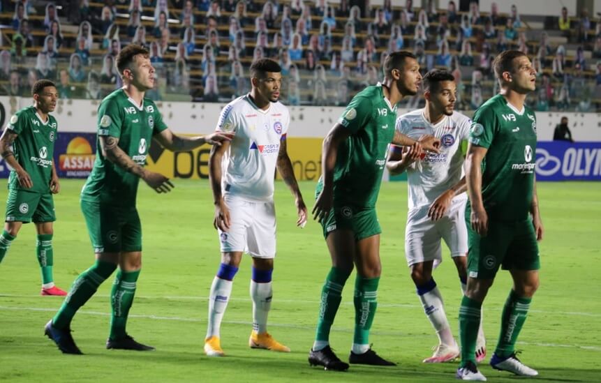 Goiás e Bahia ficaram no empate em jogo tenso na Serrinha