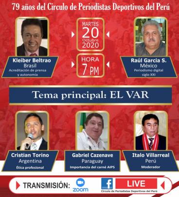 ABRACE participa de evento em comemoração aos 79 anos da imprensa esportiva do Perú