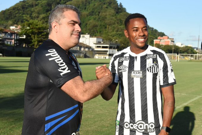 Contrato de Robinho será rescindindo se houver nova condenação, diz Rollo
